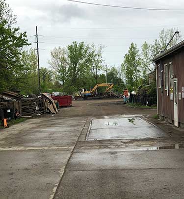 drive-on scale at westpark recycling